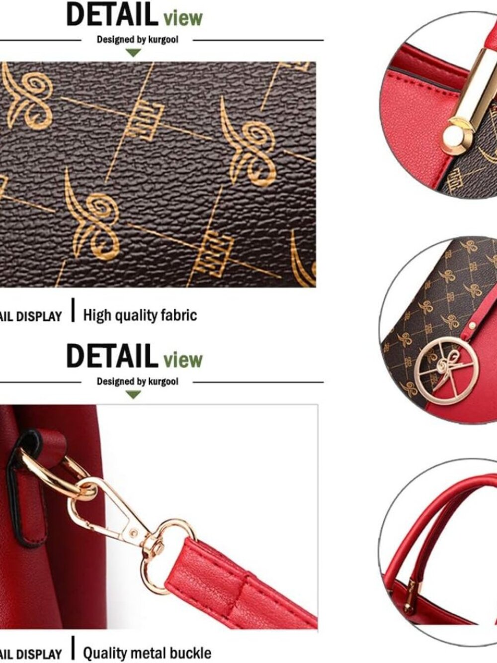 Women Purses and Handbags Top Handle Satchel Shoulder Bags Messenger Tote Bag fo - Picture 7 of 7